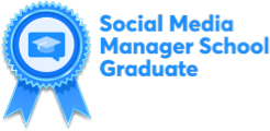 Social Media Manager School Graduate logo